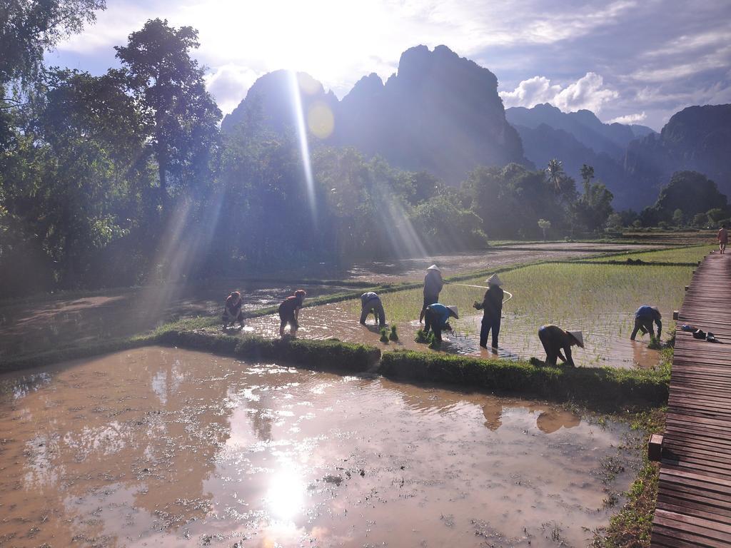 Viengtara Vangvieng Resort Vang Vieng Extérieur photo